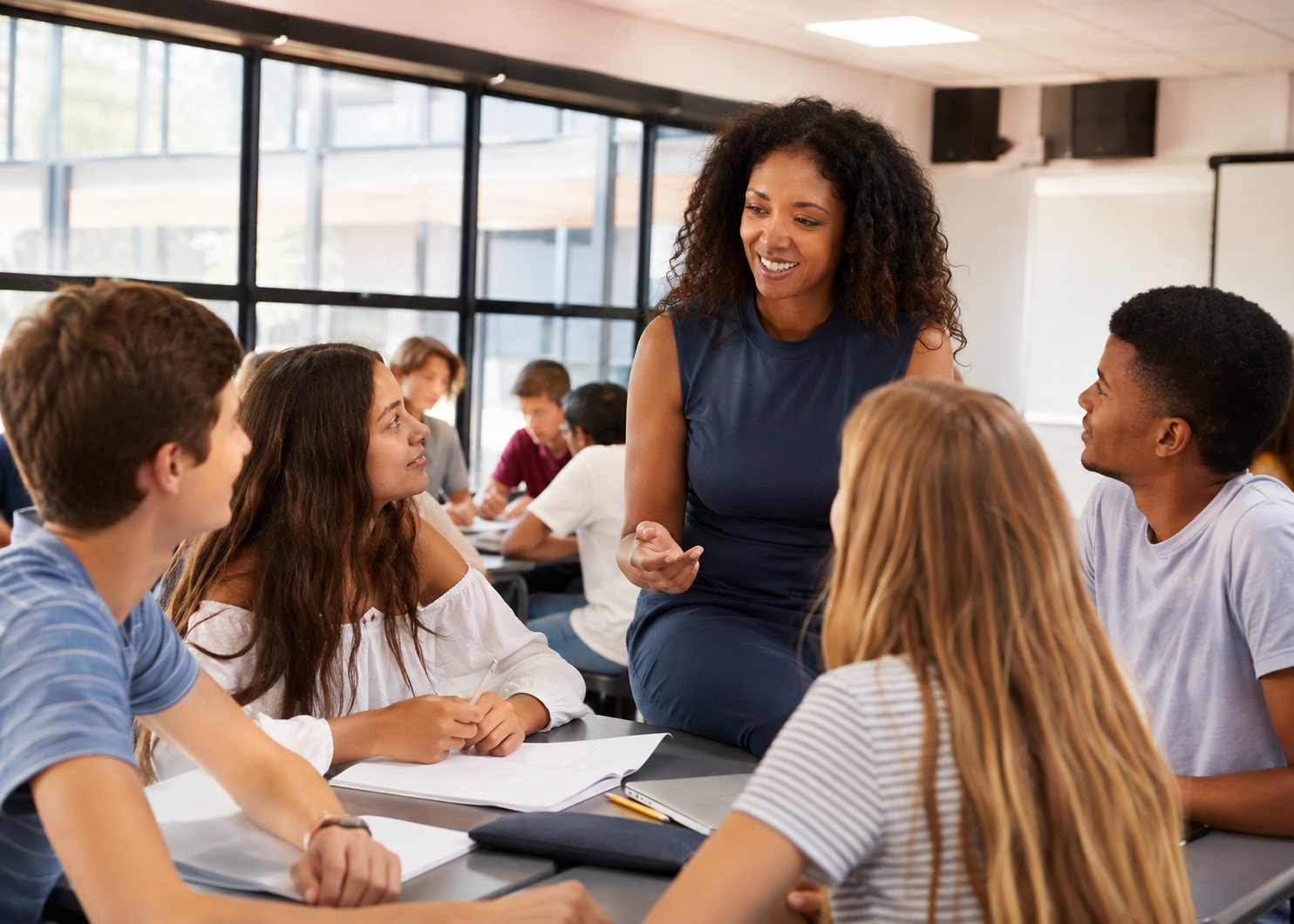 School building using ScoreAze for coaching